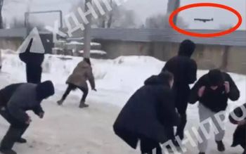 Przerażające nagranie z Ukrainy. Zobaczyli rosyjskiego drona