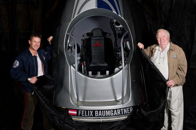 Felix Baumgartner chce pobić rekord wysokości skoku ze spadochronem 4