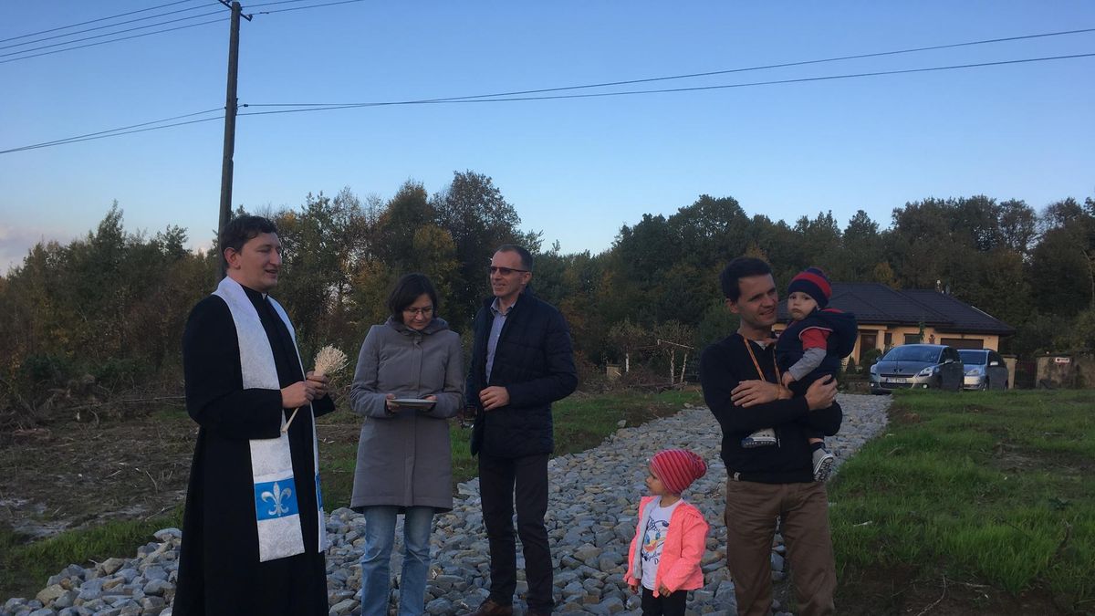 Poświęcenie inwestycji (zdjęcie z materiałów inwestora)