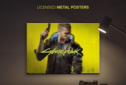 Cyberpunk 2077 na metalowych plakatach. Displate kontynuuje współpracę z CD Projekt RED.