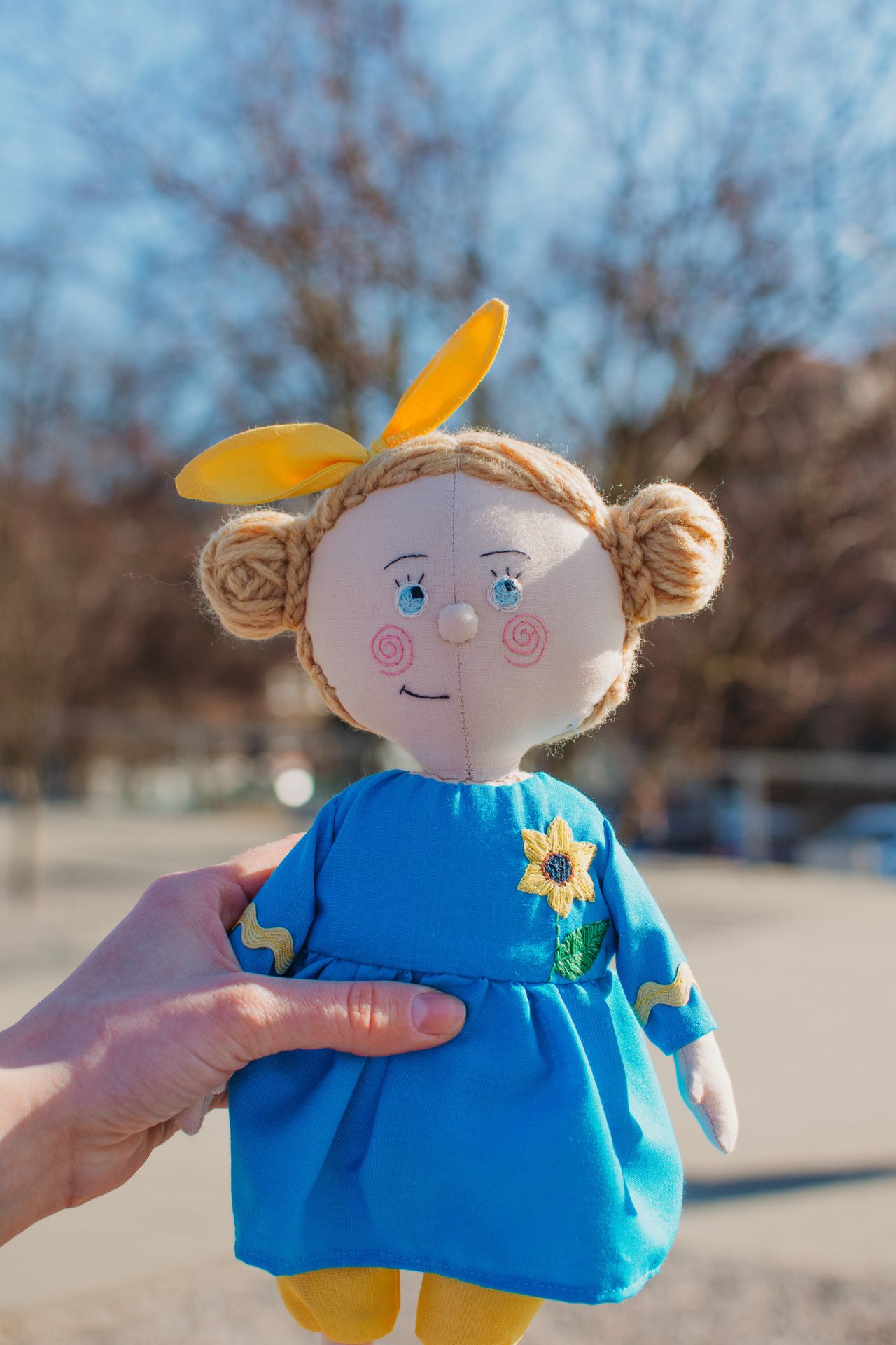 "Dla małej Ukrainki, która niedawno urodziła się w Polsce, uszyłam jej pierwszą w życiu lalkę" 