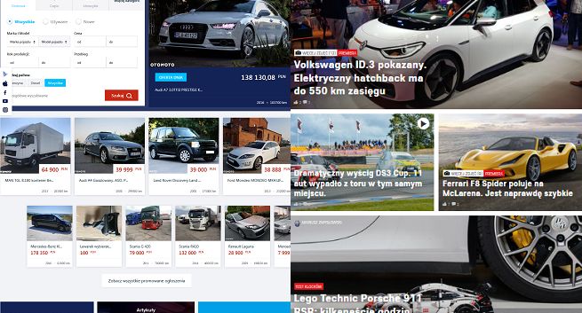 otoMoto.pl przed OLX.pl liderem serwisów motoryzacyjnych, Autokult.pl przed Auto-swiat.pl (TOP10)