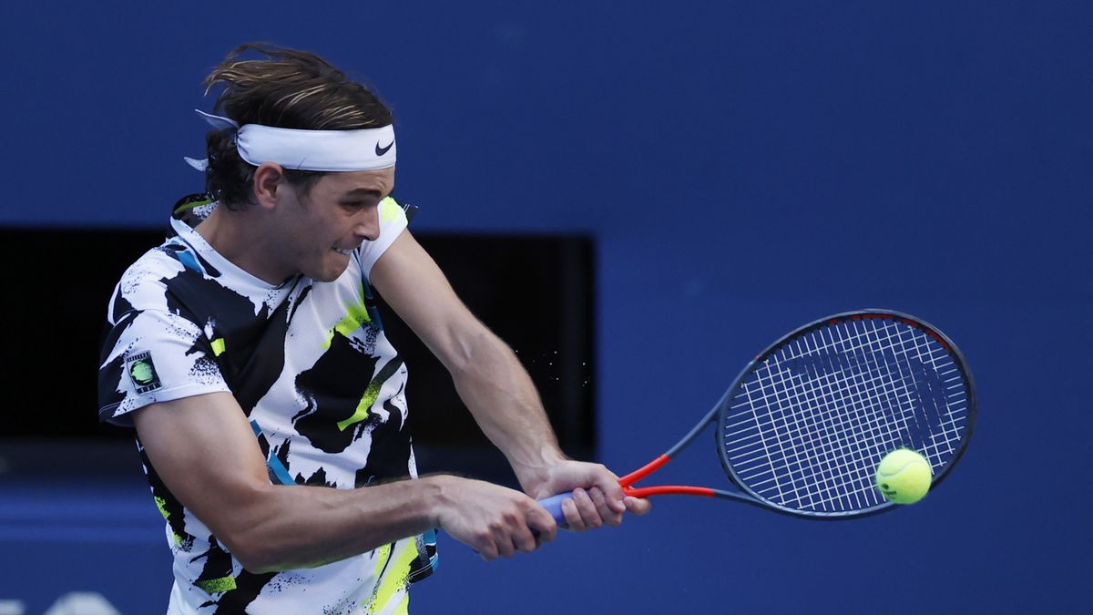 PAP/EPA / JASON SZENES / Na zdjęciu: Taylor Fritz