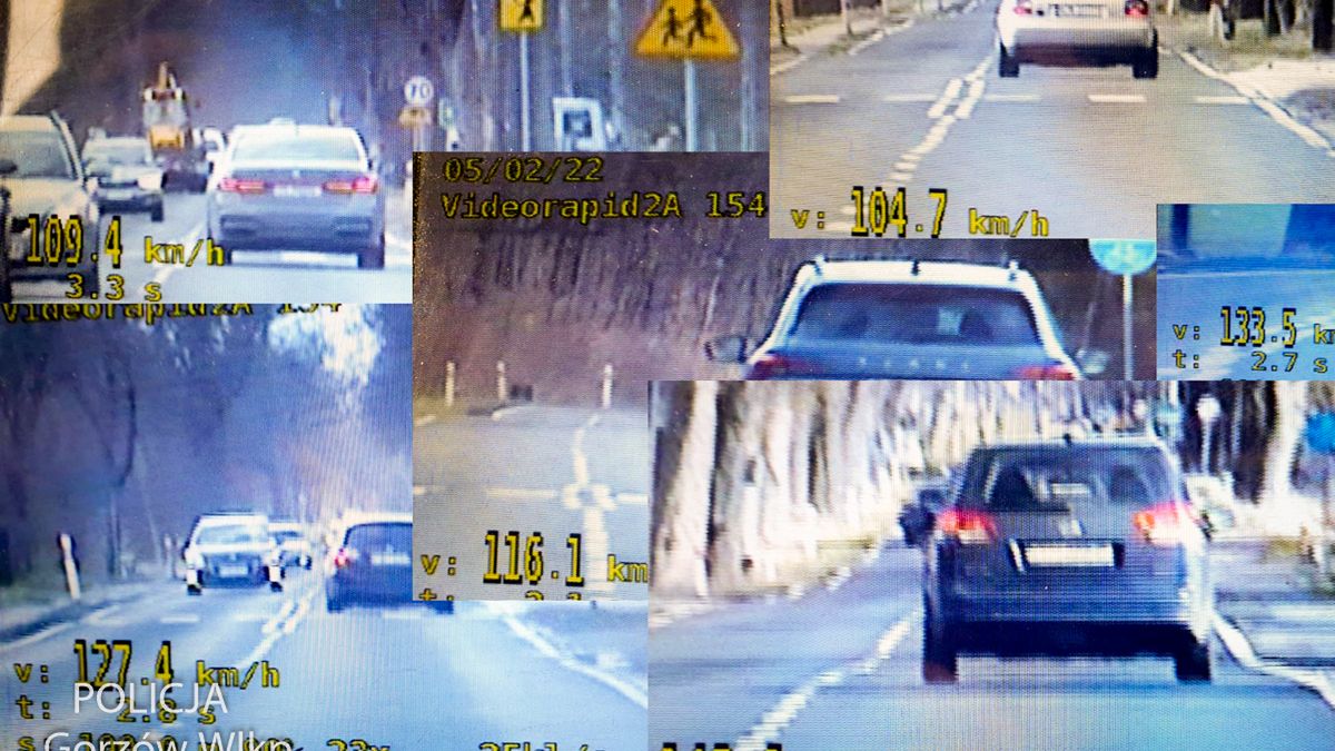 Każdy z 6 kierowców zdecydowanie przesadził