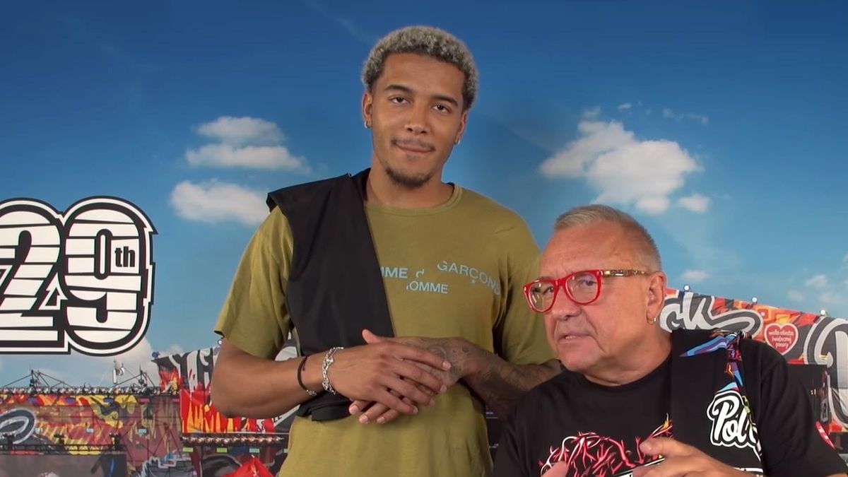 Spotkanie Jeremy'ego Sochana z Jerzym Owsiakiem