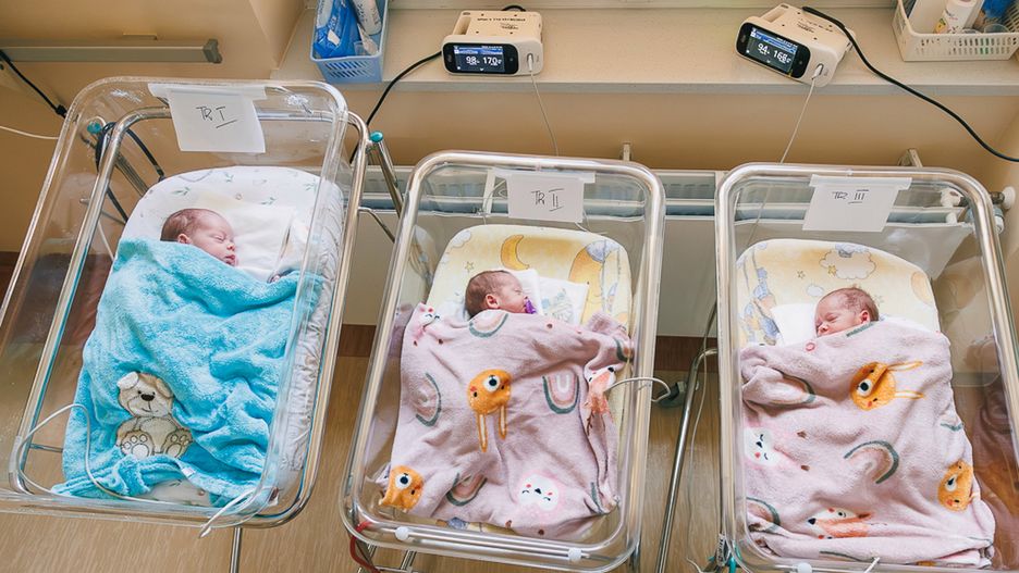 Lublin. Na świat przyszły trzecie w tym roku trojaczki. Nadano im wyjątkowe imiona