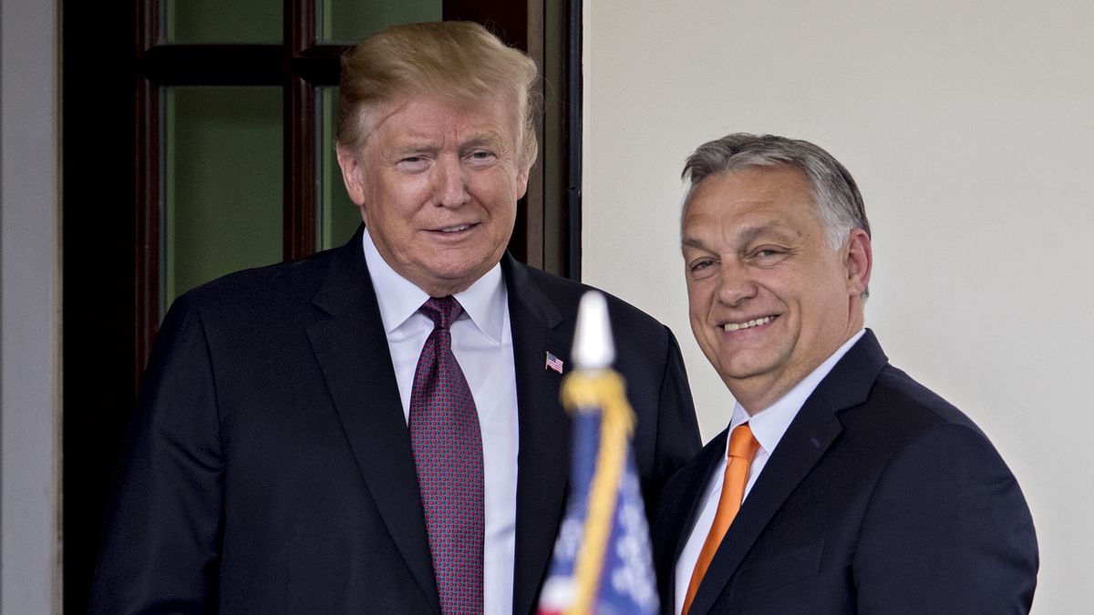 Donald Trump oraz Viktor Orban podczas poprzedniej kadencji prezydenta USA