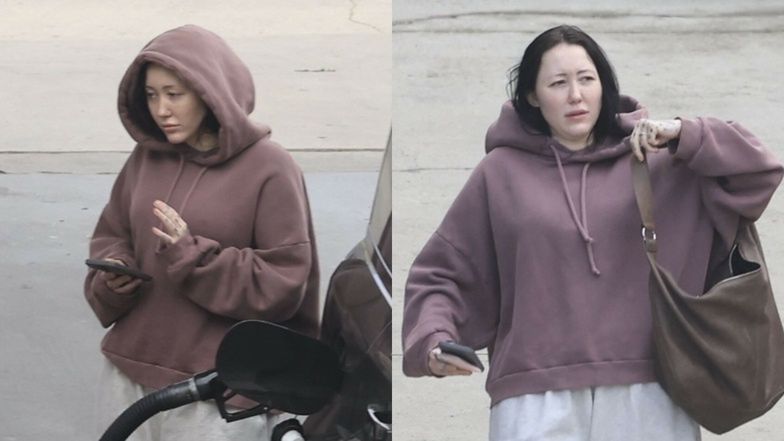 Zakapturzona i pozbawiona makijażu Noah Cyrus tankuje samochód, próbując pozostać incognito