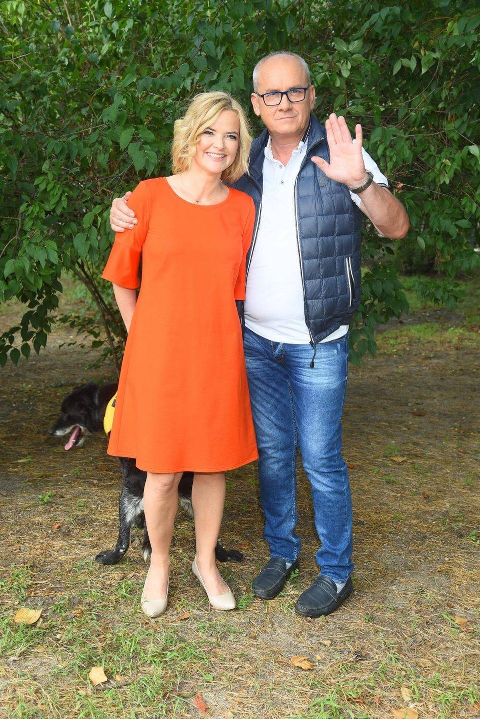 Monika Zamachowska i Michał Oszlański - schronisko w Milanówku