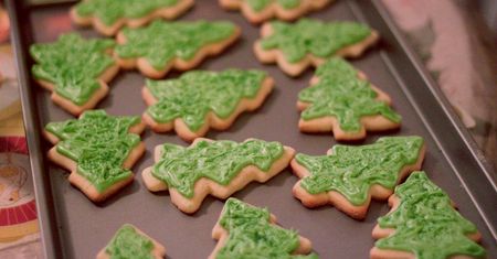 Ciasteczka cukrowe przygotowane z dodatkiem margaryny