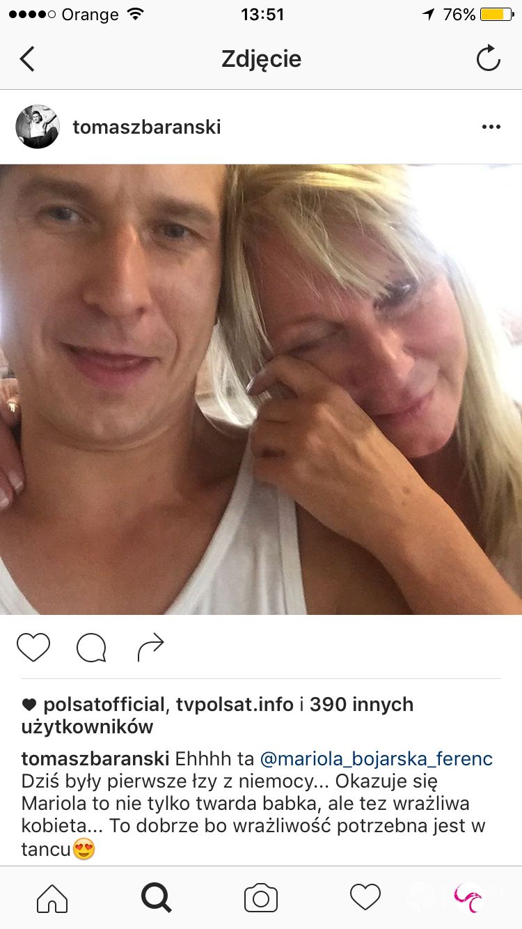Tomasz Barański o Marioli Bojarskiej-Ferenc