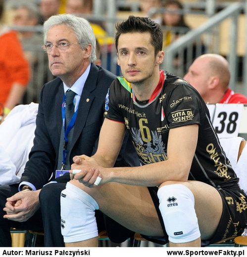 Łukasz Żygadło po powrocie do Trentino Volley udanie prowadzi grę swojego zespołu