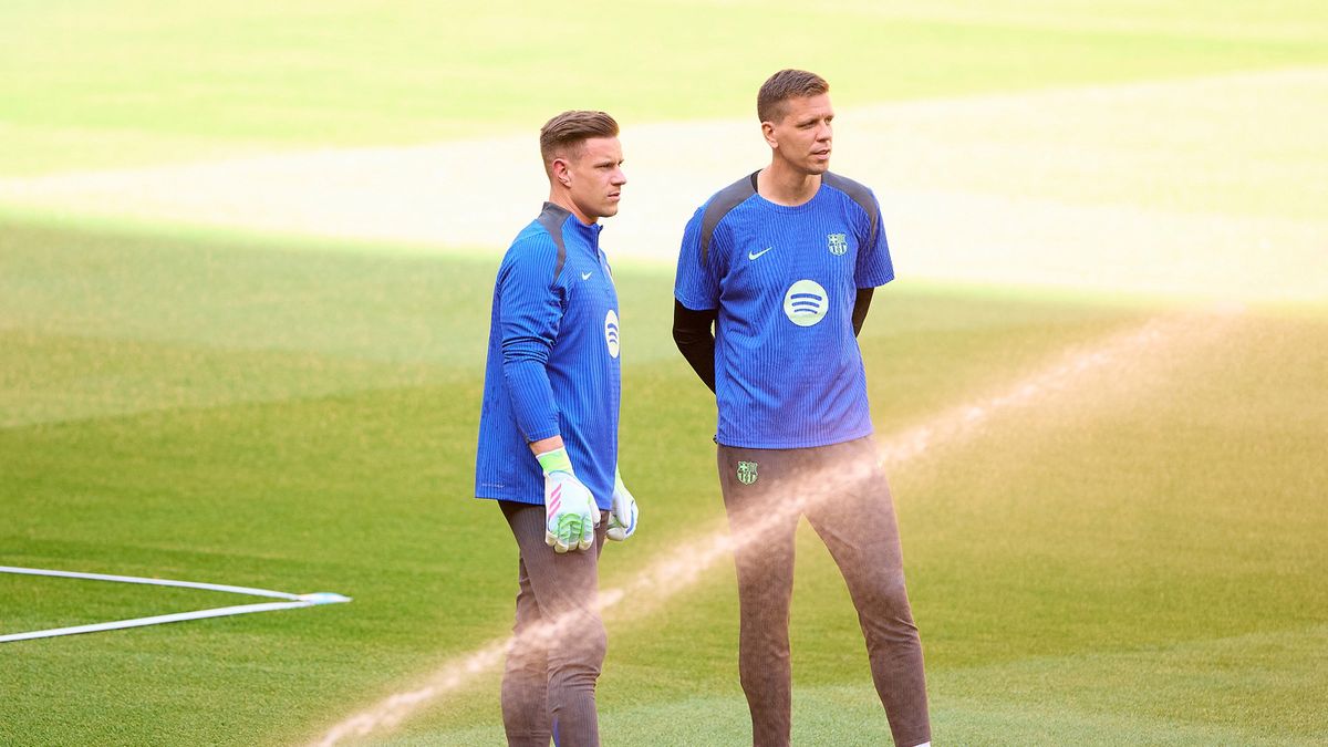 Getty Images / Fran Santiago / Na zdjęciu: Marc-Andre ter Stegen i Wojciech Szczęsny
