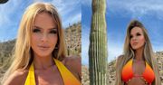 Monika Ordowska pręży ciało w jaskrawym bikini. Zapozowała wśród kaktusów w Arizonie (FOTO)