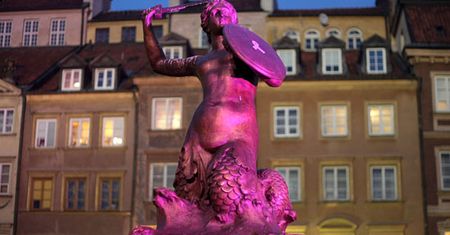 Różowa Syrenka Warszawska