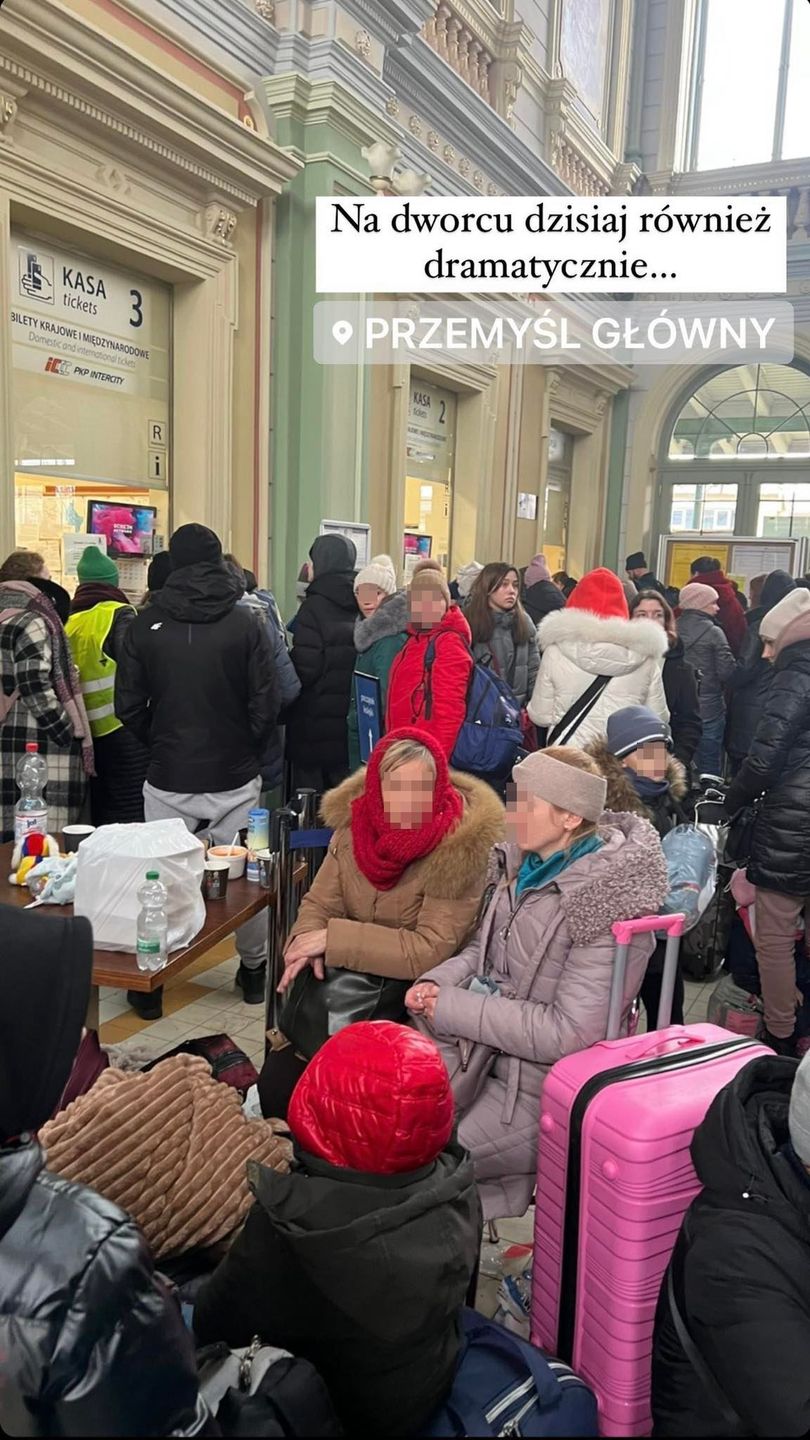 Syn Beaty Tadli relacjonuje sytuację na granicy polsko-ukraińskiej