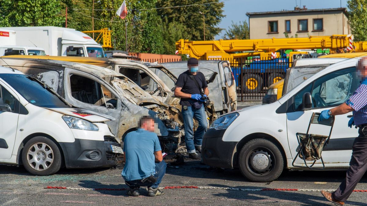 Bielsko-Biała. Spłonęło 9 aut