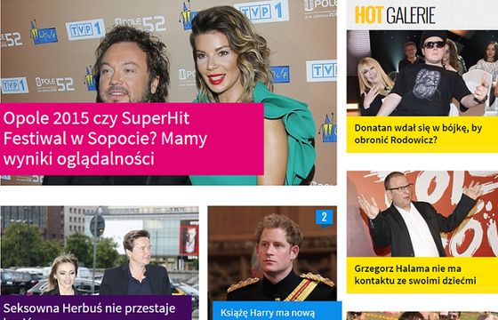 Wirtualna Polska zmienia Nocoty.pl w Gwiazdy.wp.pl - mniej plotek, więcej wideo