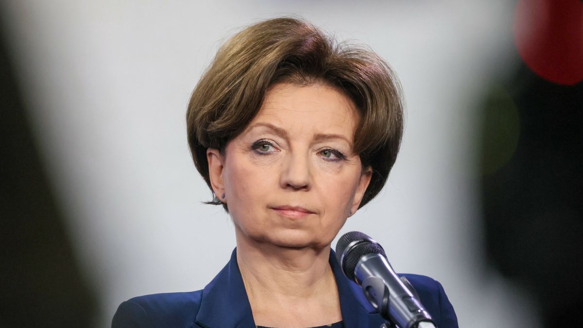Minister rodziny i polityki społecznej Marlena Malag