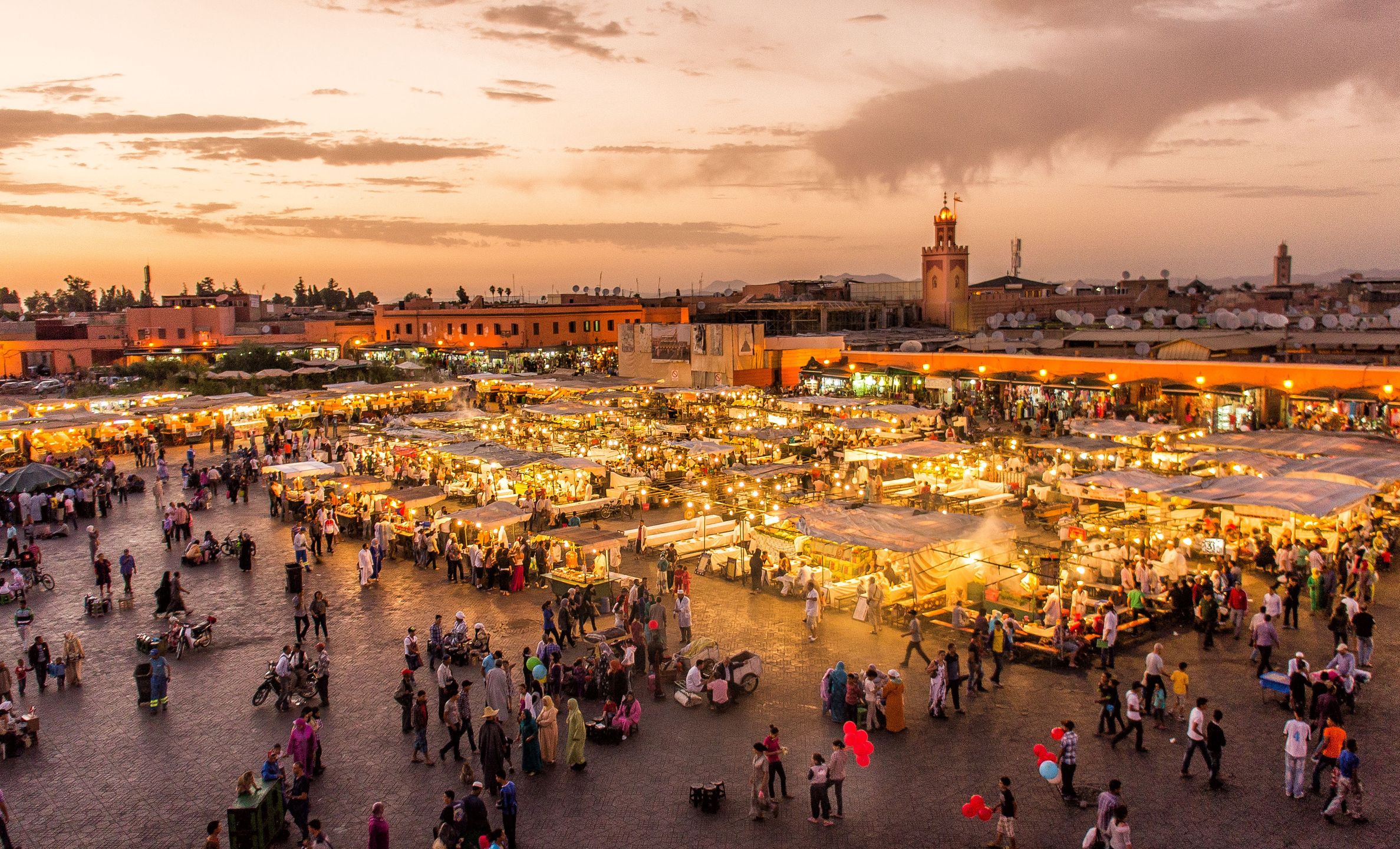 Serce Marrakeszu bije na placu Jemaa el-Fna