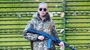 Jest rekordzistką Ukrainy. Teraz została w kraju i chwyciła za broń
