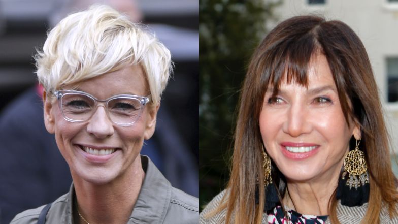 Grażyna Wolszczak rozpływa się nad nogami Anity Werner