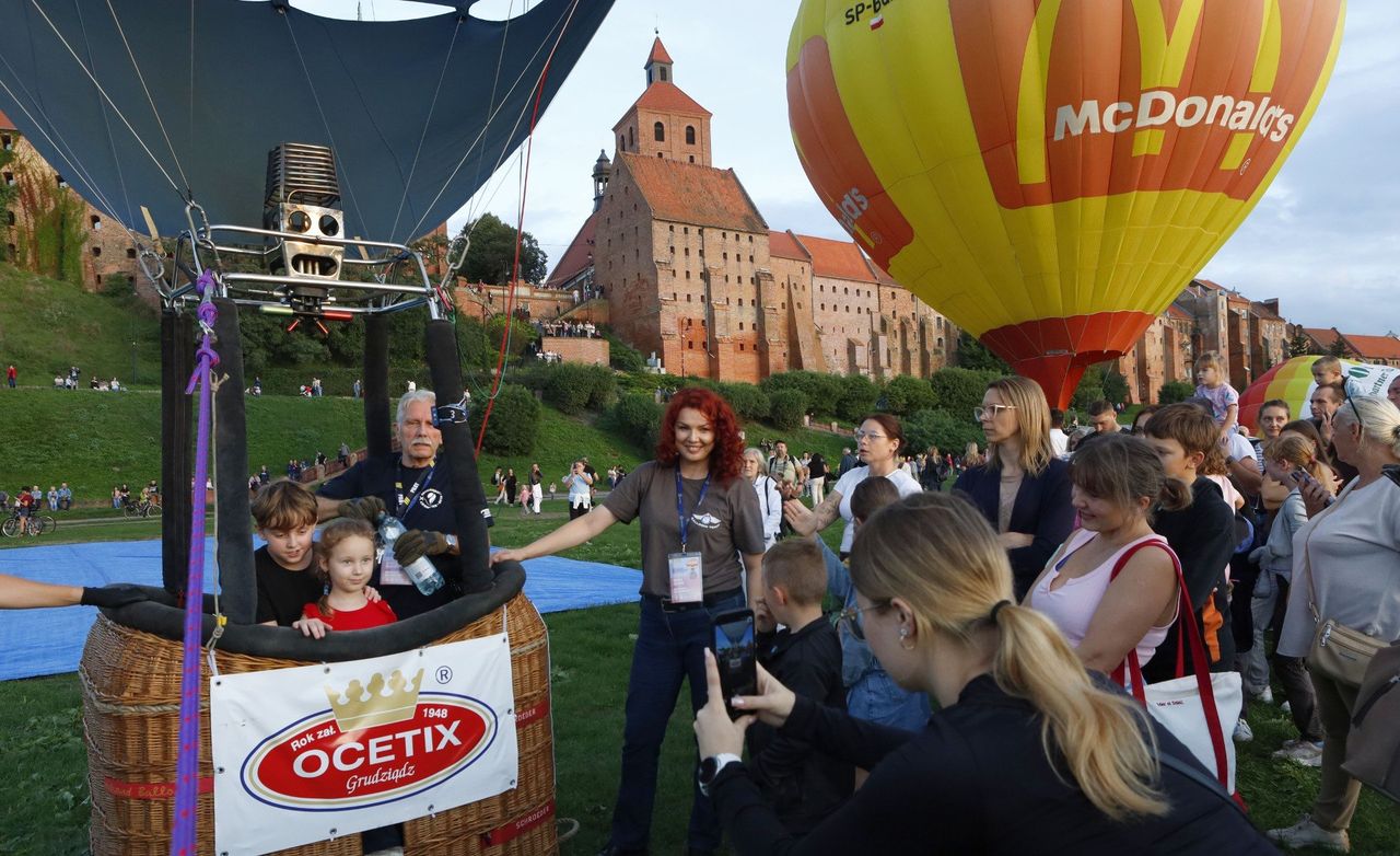 Grudziądz: Balony nad Wisłą. Tak wyglądały piątkowe pokazy
