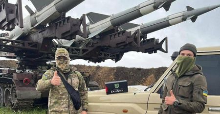 Polski system przeciwlotniczy w Ukrainie. Jest to S-125 Neva SC
