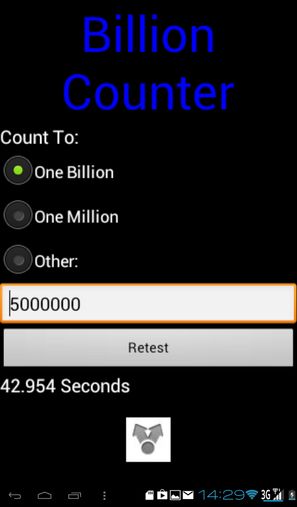 Billion Counter Benchmark