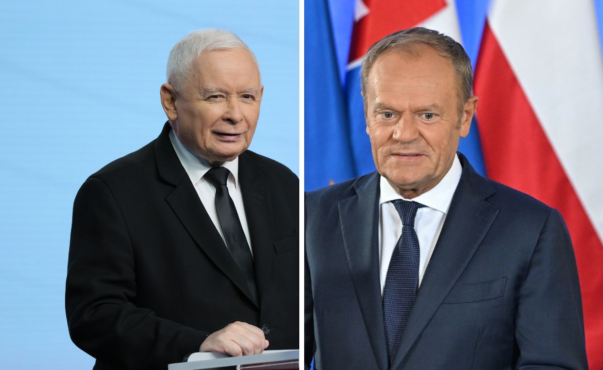 Jarosław Kaczyński i Donald Tusk