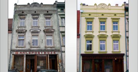 Wyjątkowe kamienice w małym miasteczku na Dolnym Śląsku