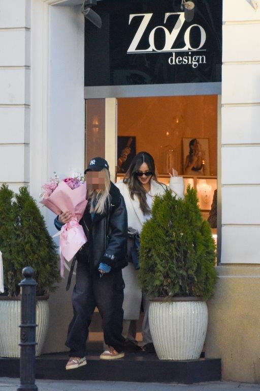 Marina Łuczenko na zakupach