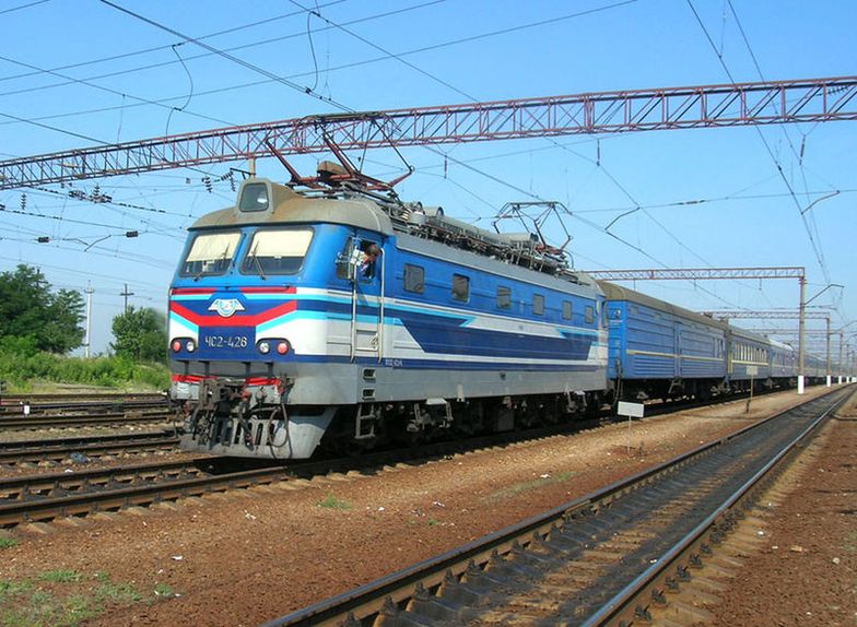 Pociąg kolei ukraińskich