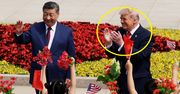 Trump uśmiechał się z wrażenia. Oto jego powitanie w Chinach