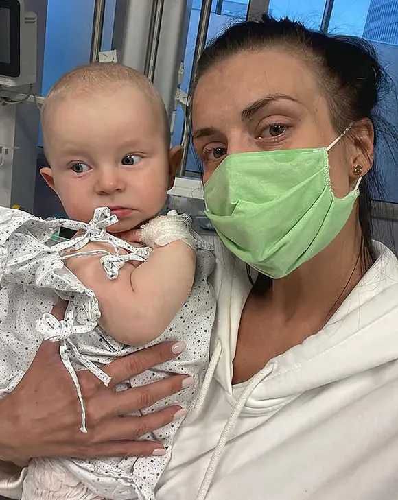 Magdalena Stępień z synem