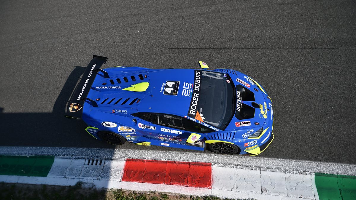 Materiały prasowe / Na zdjęciu: Karol Basz w Lamborghini Super Trofeo Europe na Monzy