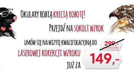 „Okulary robią krecią robotę!” w nowej kampanii klinik Optegra