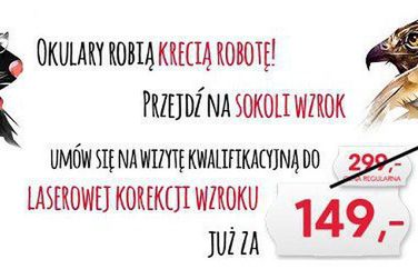„Okulary robią krecią robotę!” w nowej kampanii klinik Optegra