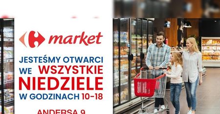 Zrób zakupy 7 dni w tygodniu w Carrefour Market al. Andersa 9 w Lublinie. Sprawdź szczegóły