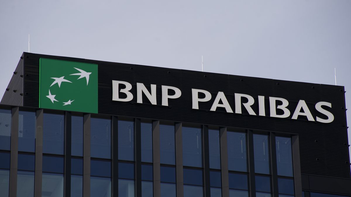 BNP Paribas bank logo is seen on September 19, 2020 in Warsaw, Poland. (Photo Illustration by Aleksander Kalka/NurPhoto via Getty Images)