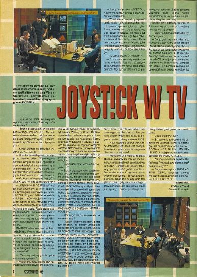 Wywiad z Mają Wójcik-Czarkowską - pomysłodawcą programu o grach Joystick - tekst z drugiego numeru magazynu "Secret Service" (1993 rok)