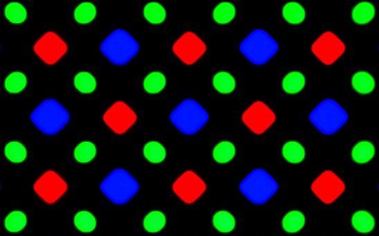 Ekran Galaxy S6 edge pod mikroskopem. Tak, ma matrycę PenTile 7