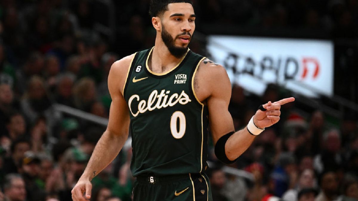 Getty Images / Brian Fluharty / Na zdjęciu: Jayson Tatum