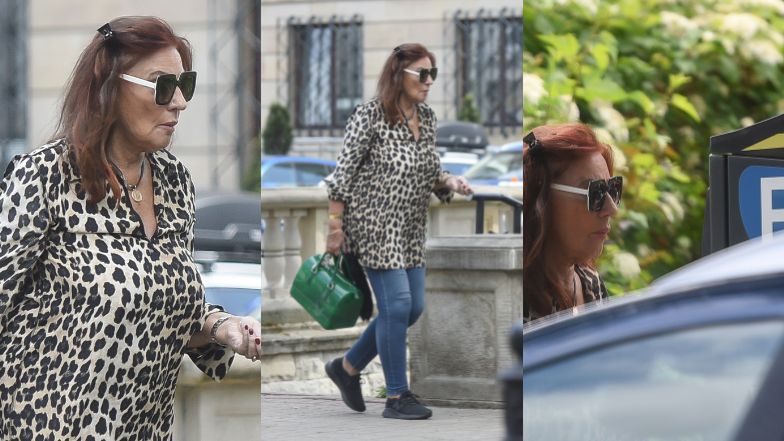 Agnieszka Fitkau-Perepeczko przyłapana na mieście