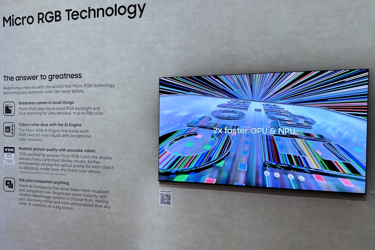 Samsung The First Look - CES 2026 - specyfikacja
