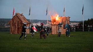 Żywa lekcja historii na Zamku Golubskim. Tak wyglądała inscenizacja wojny golubskiej. Zobaczcie zdjęcia z imprezy