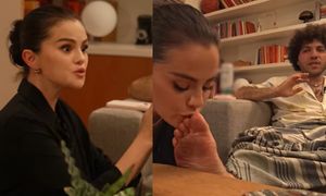 OSTRZEGAMY: Selena Gomez całuje BRUDNE STOPY swojego męża
