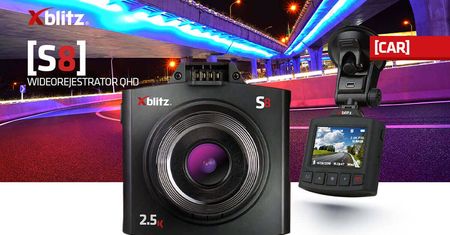 Xblitz S8 - niedrogi wideorejestrator Full HD/60fps