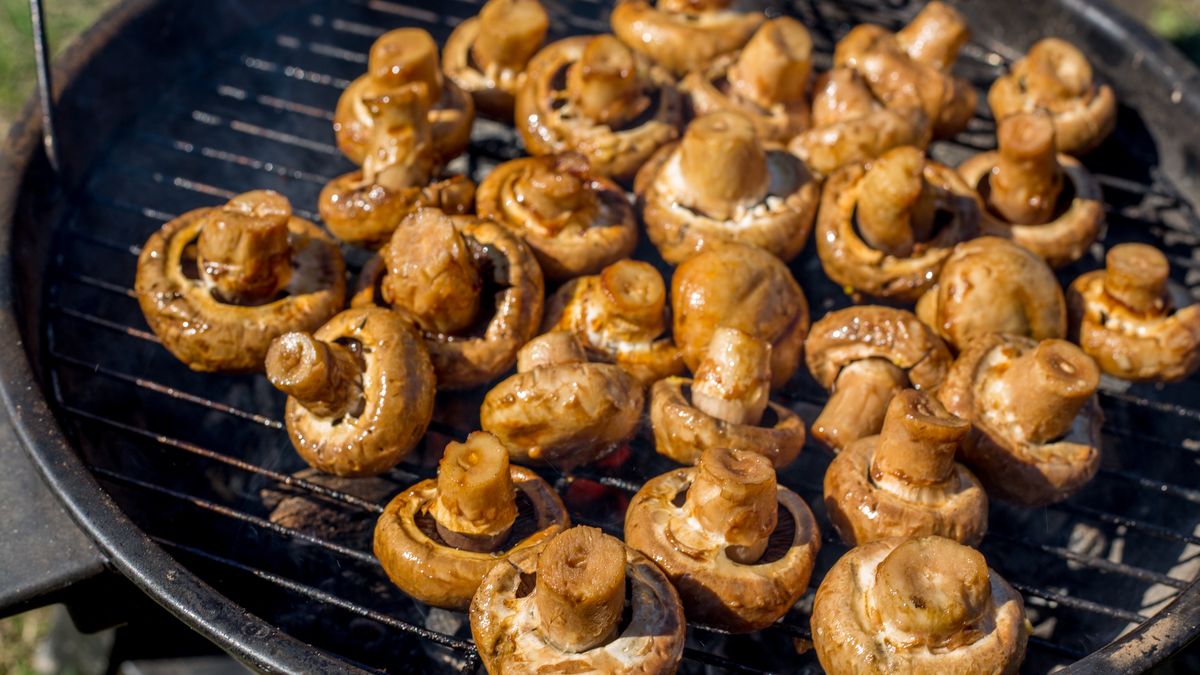 Grillowane pieczarki
