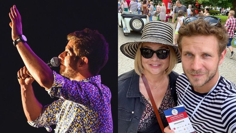 Małgorzata Ostrowska-Królikowska i Antoni Królikowski na festiwalu